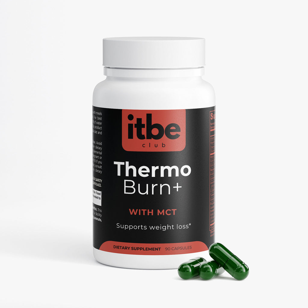 Thermo Burn+ with MCT — Metabolism Support with Carnitine, CLA, Chromium & Choline (90 Capsules)