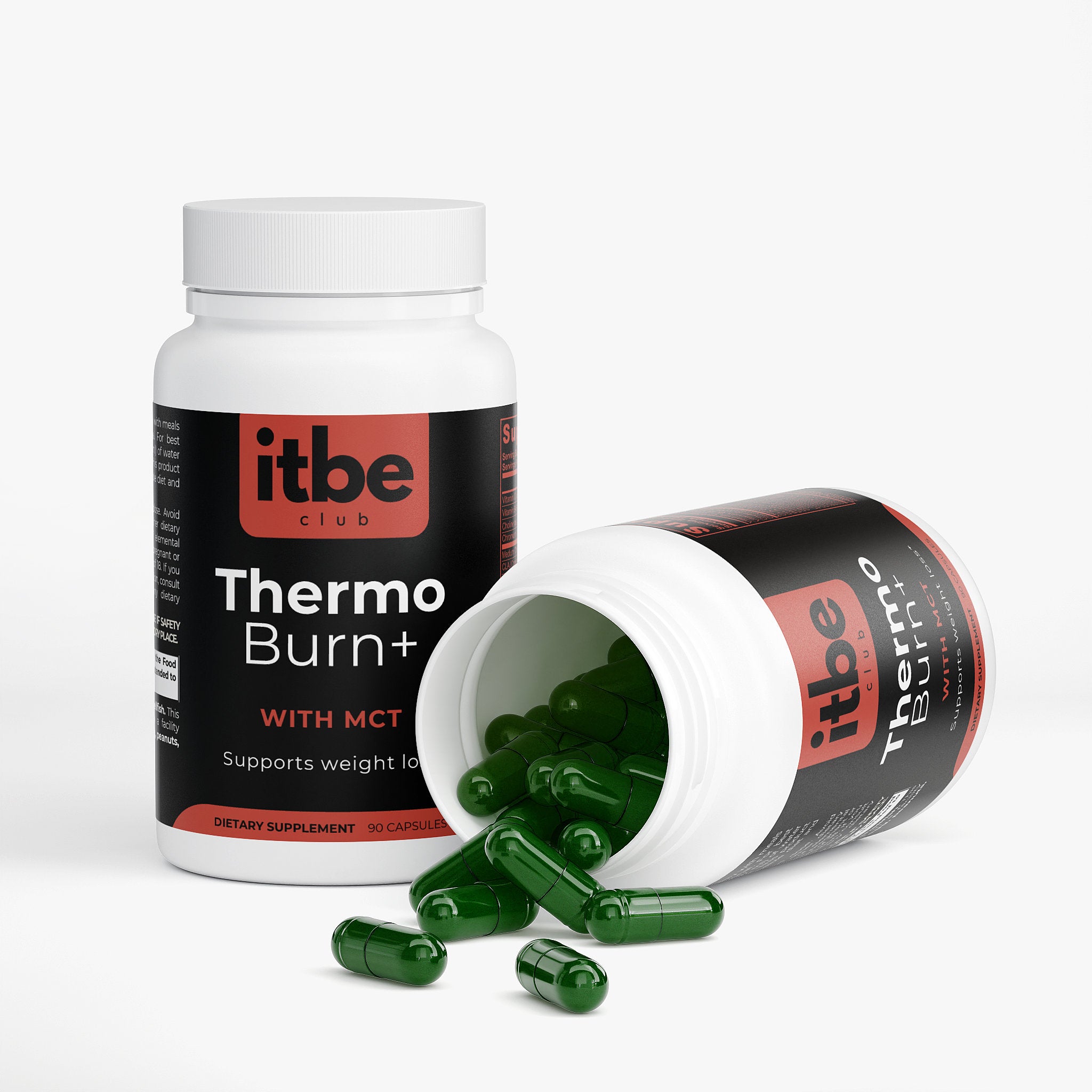 Thermo Burn+ with MCT — Metabolism Support with Carnitine, CLA, Chromium & Choline (90 Capsules)