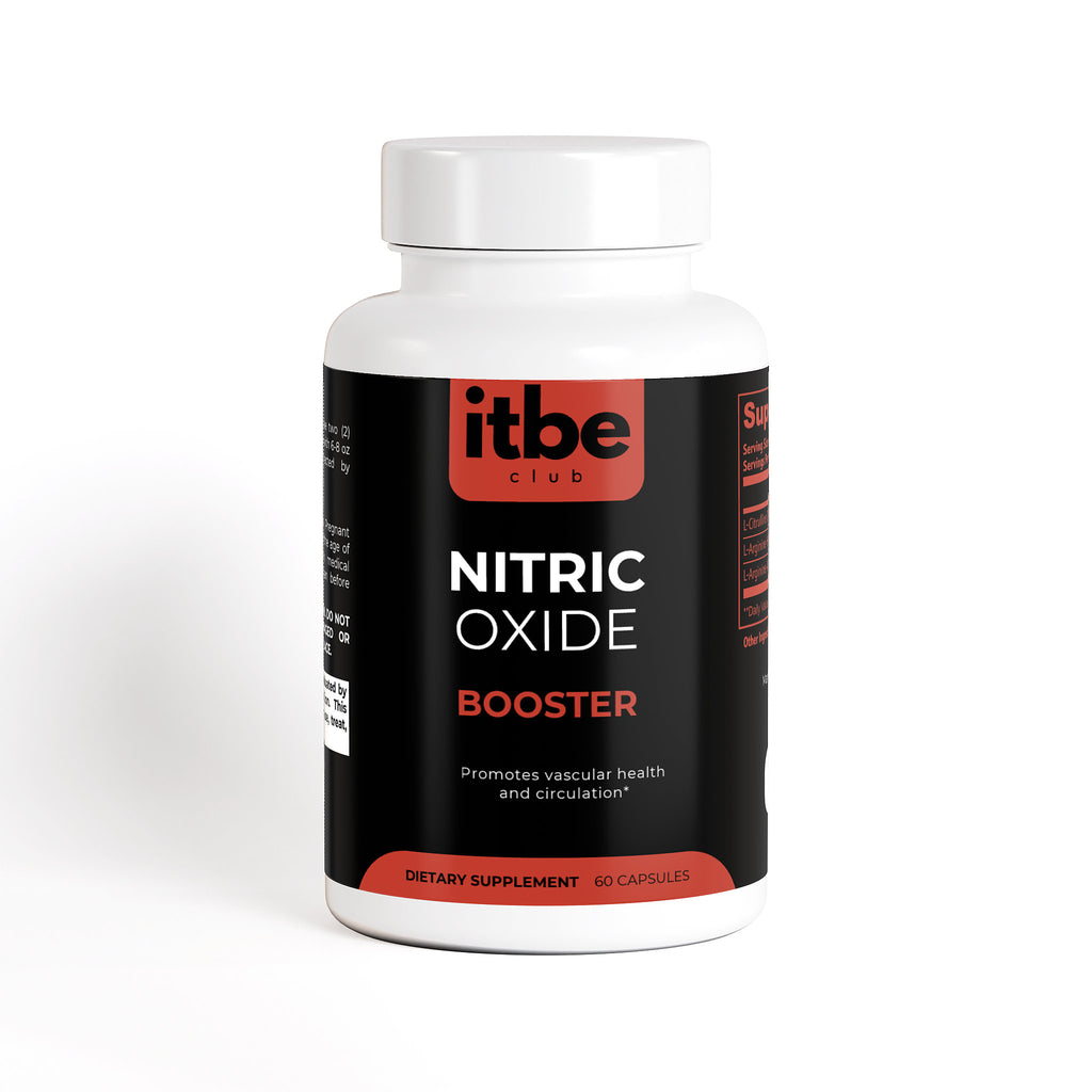 Nitric Oxide Booster — AAKG, L-Arginine HCl & L-Citrulline Malate | Blood-Flow, Pump & Endurance Support (60 Capsules)