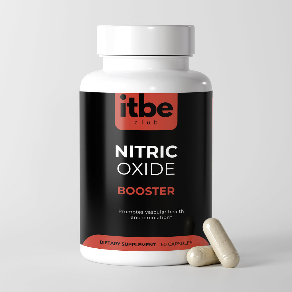 Nitric Oxide Booster — AAKG, L-Arginine HCl & L-Citrulline Malate | Blood-Flow, Pump & Endurance Support (60 Capsules)