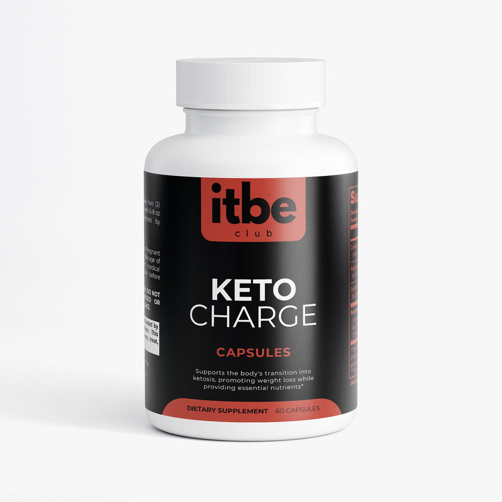 Keto Charge — BHB Salts + MCTs & Calcium Citrate | Ketogenic Transition, Clean Energy & Metabolic Support (60 Capsules)