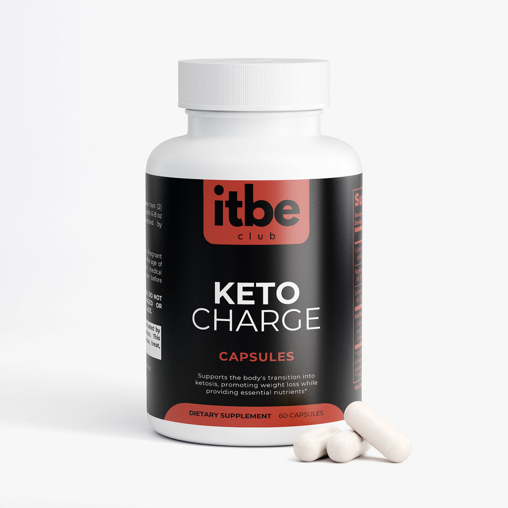 Keto Charge — BHB Salts + MCTs & Calcium Citrate | Ketogenic Transition, Clean Energy & Metabolic Support (60 Capsules)