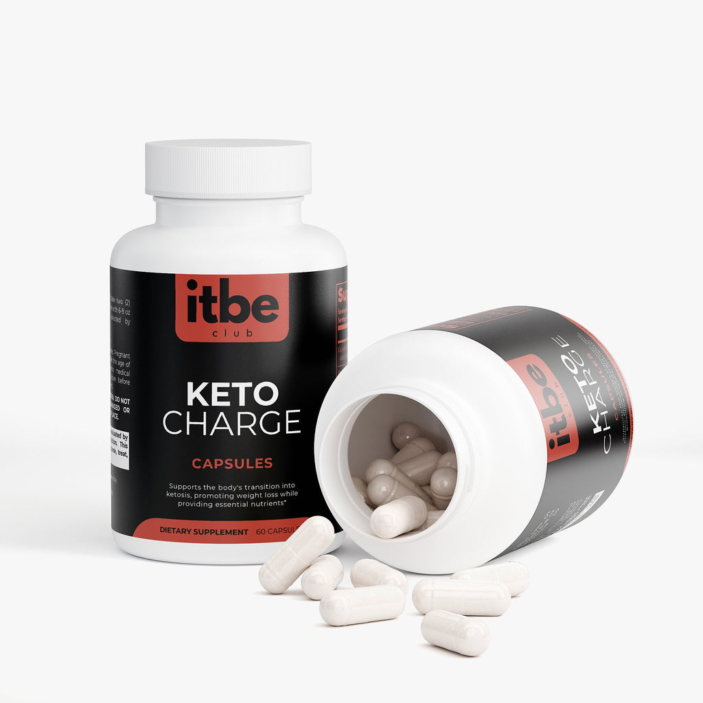 Keto Charge — BHB Salts + MCTs & Calcium Citrate | Ketogenic Transition, Clean Energy & Metabolic Support (60 Capsules)