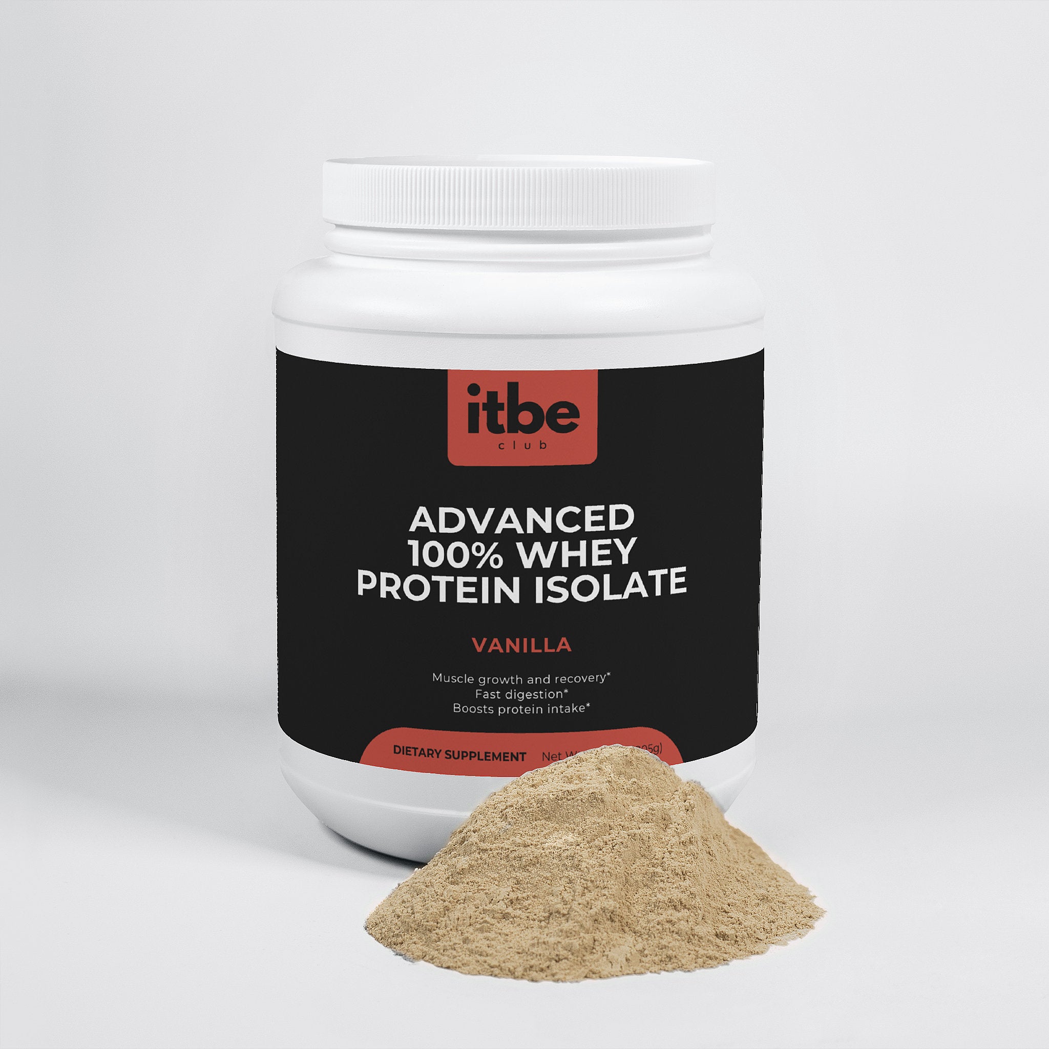 Advanced 100% Whey Protein Isolate — Vanilla | 22g Protein, MCTs & Apple Pectin (28.4 oz)