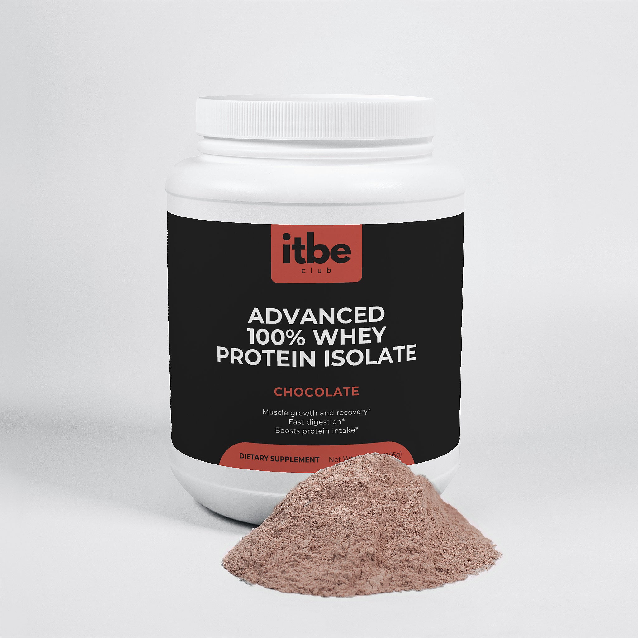 Advanced 100% Whey Protein Isolate — Chocolate | 22g Protein, MCTs & Apple Pectin (29.6 oz)