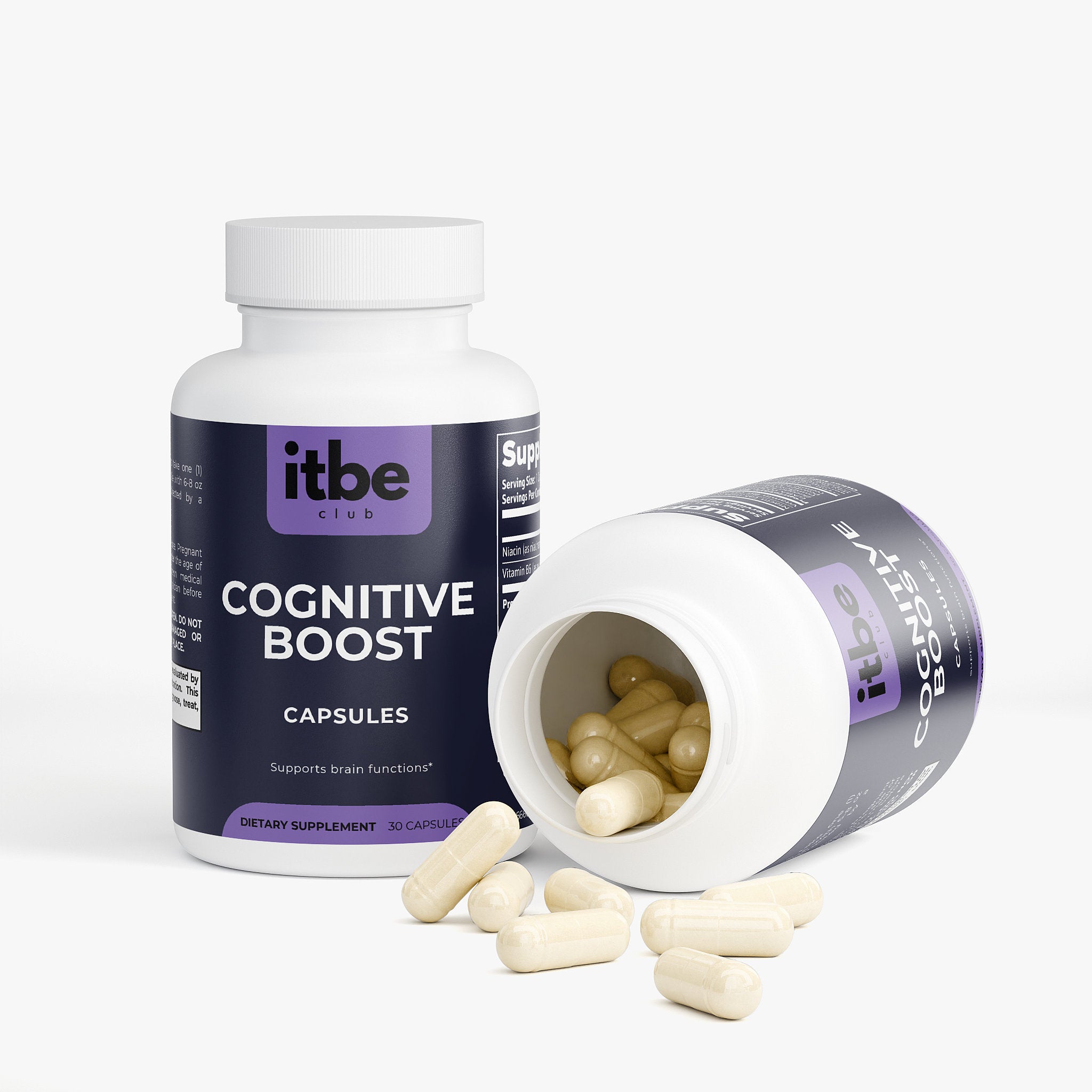 Cognitive Boost — Focus & Clarity Formula with Alpha-GPC, Bacopa, Phosphatidylserine, L-Tyrosine & L-Theanine (30 Capsules)