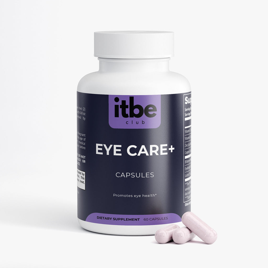 Eye Care+ Vision Support — Lutein, Bilberry, Eyebright & Antioxidants (60 caps)