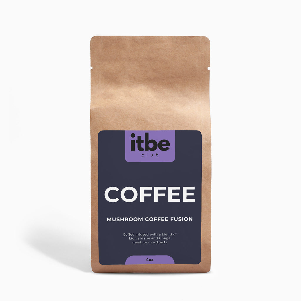 Mushroom Coffee Fusion — Lion’s Mane & Chaga Dark Roast (4 oz)