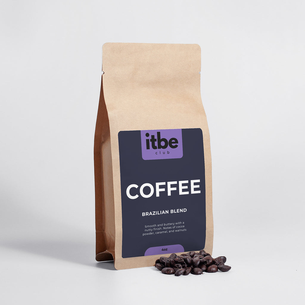 Brazilian Blend Coffee — Single-Origin, Split-Roasted Balance (4 oz)