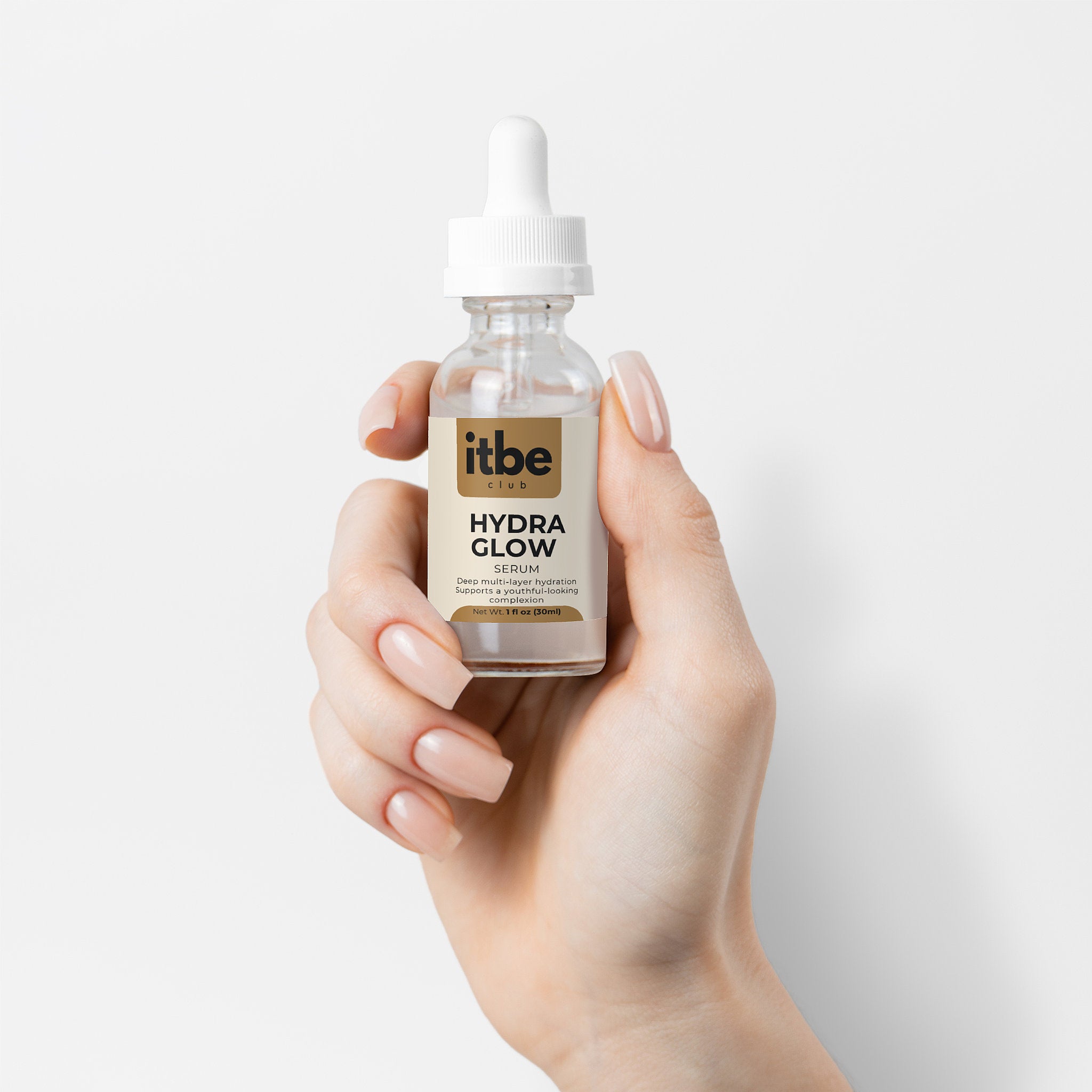 Hydra Glow — 4D Hyaluronic Acid Serum for Deep Hydration & Elasticity