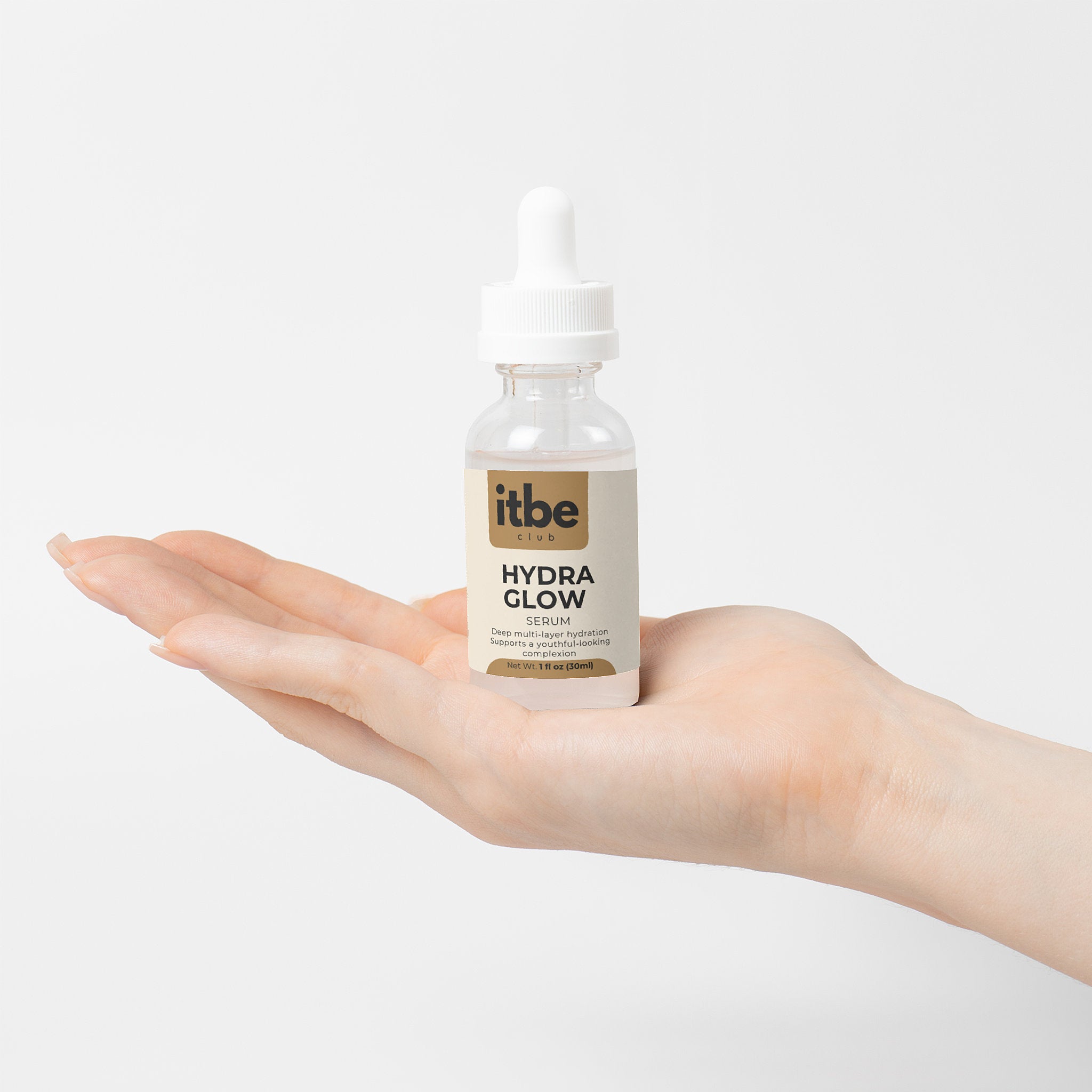 Hydra Glow — 4D Hyaluronic Acid Serum for Deep Hydration & Elasticity