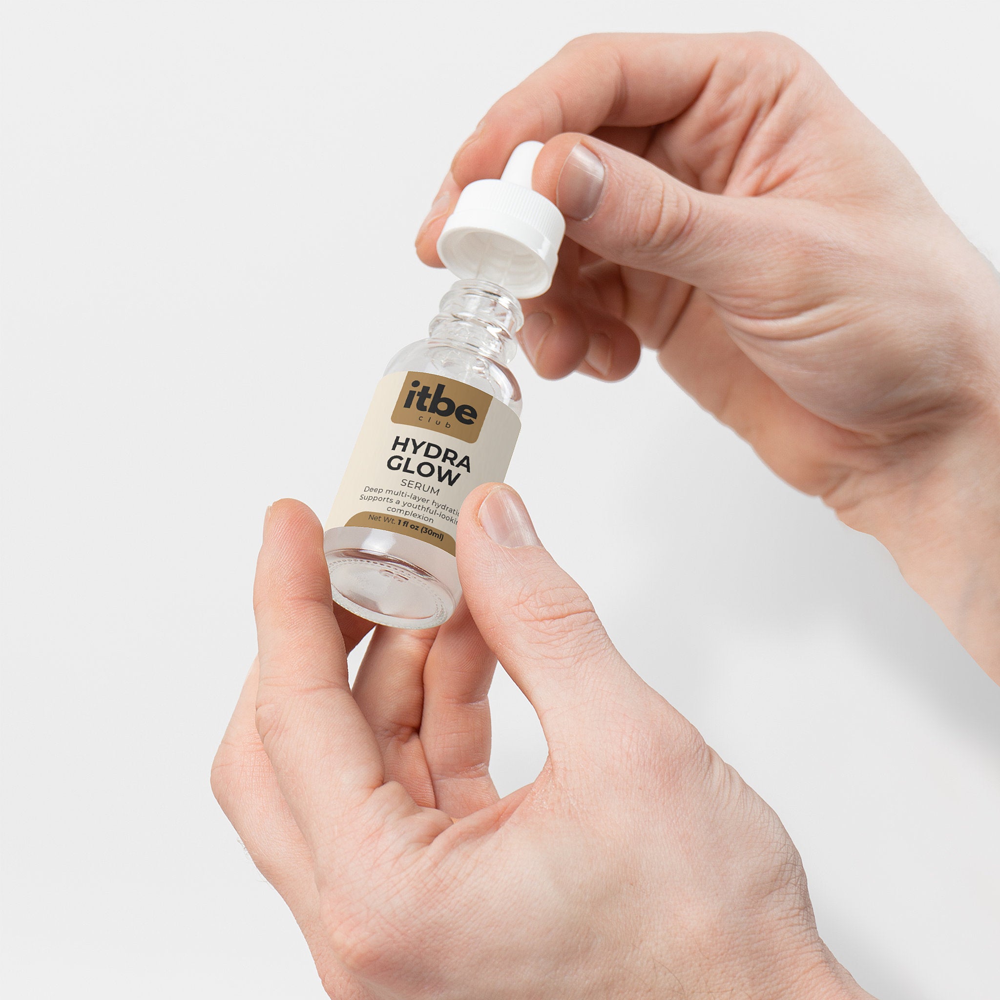 Hydra Glow — 4D Hyaluronic Acid Serum for Deep Hydration & Elasticity