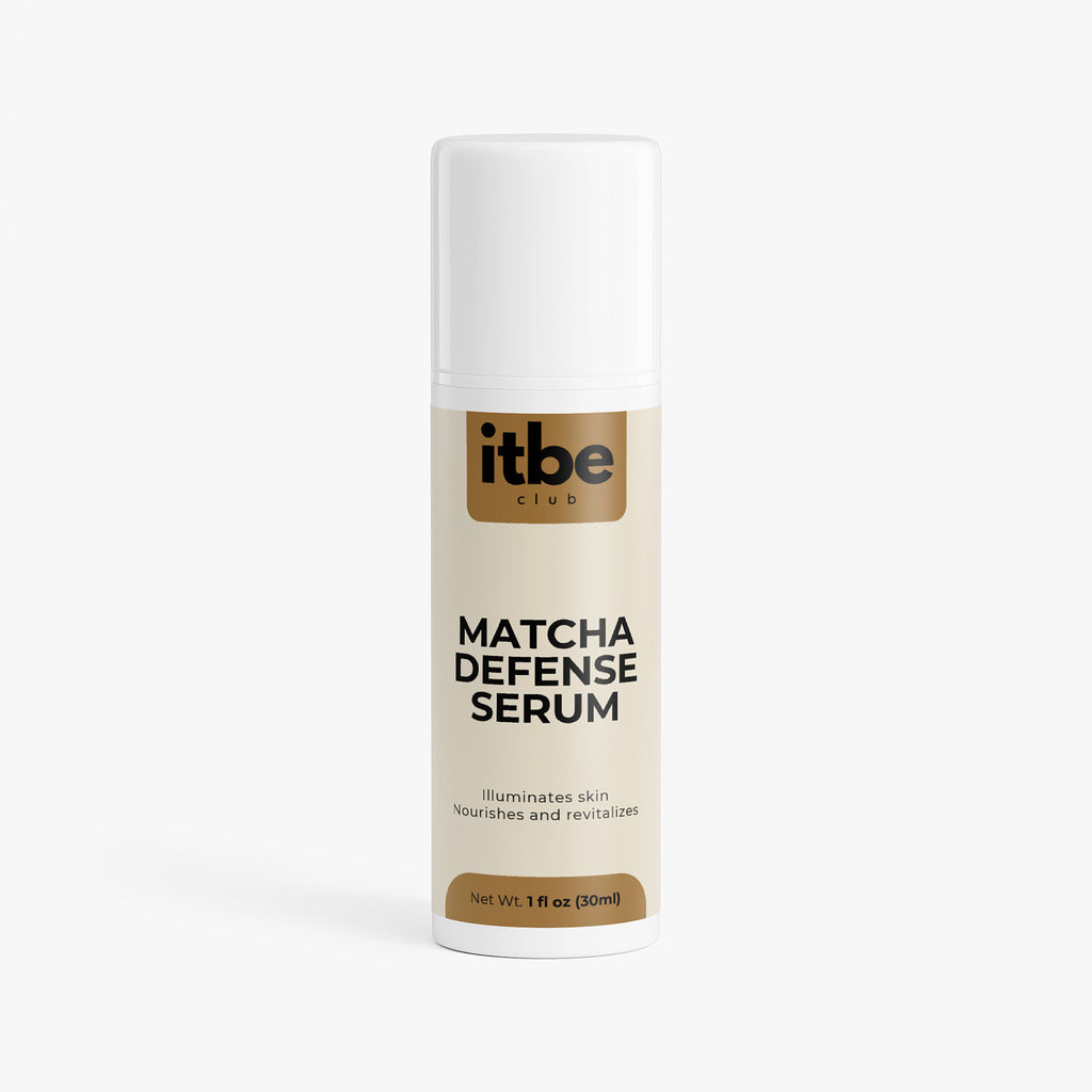 Matcha Defense – Green Tea Antioxidant Serum — High-Potency Camellia Sinensis & Tamanu (Calophyllum) | Lightweight Hydration & Environmental Defense (1 fl oz)