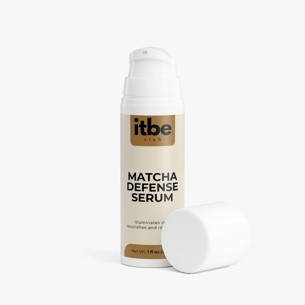 Matcha Defense – Green Tea Antioxidant Serum — High-Potency Camellia Sinensis & Tamanu (Calophyllum) | Lightweight Hydration & Environmental Defense (1 fl oz)