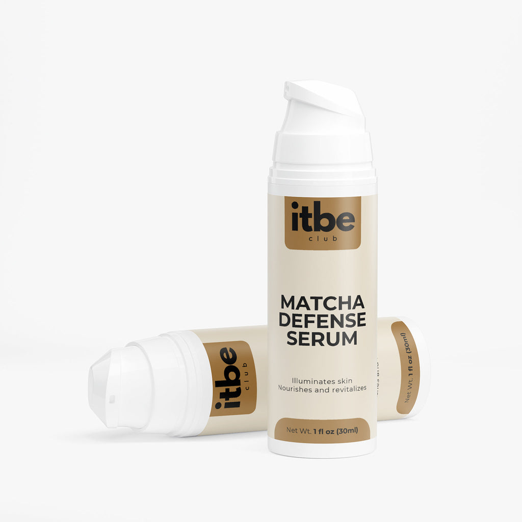 Matcha Defense – Green Tea Antioxidant Serum — High-Potency Camellia Sinensis & Tamanu (Calophyllum) | Lightweight Hydration & Environmental Defense (1 fl oz)