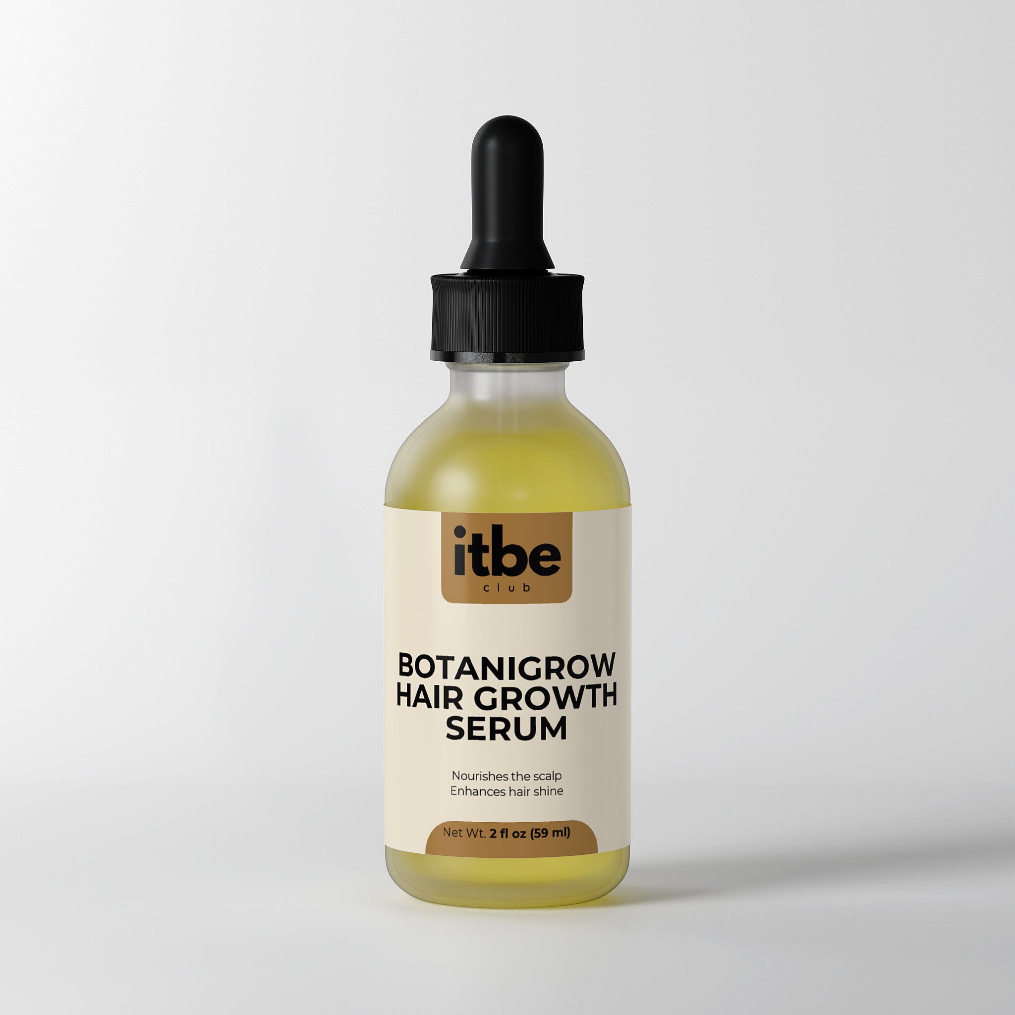 BotaniGrow – Hair Growth Serum with Rosemary, Ginger & Densidyl | Scalp Wellness, Fuller-Looking Hair (2 fl oz)