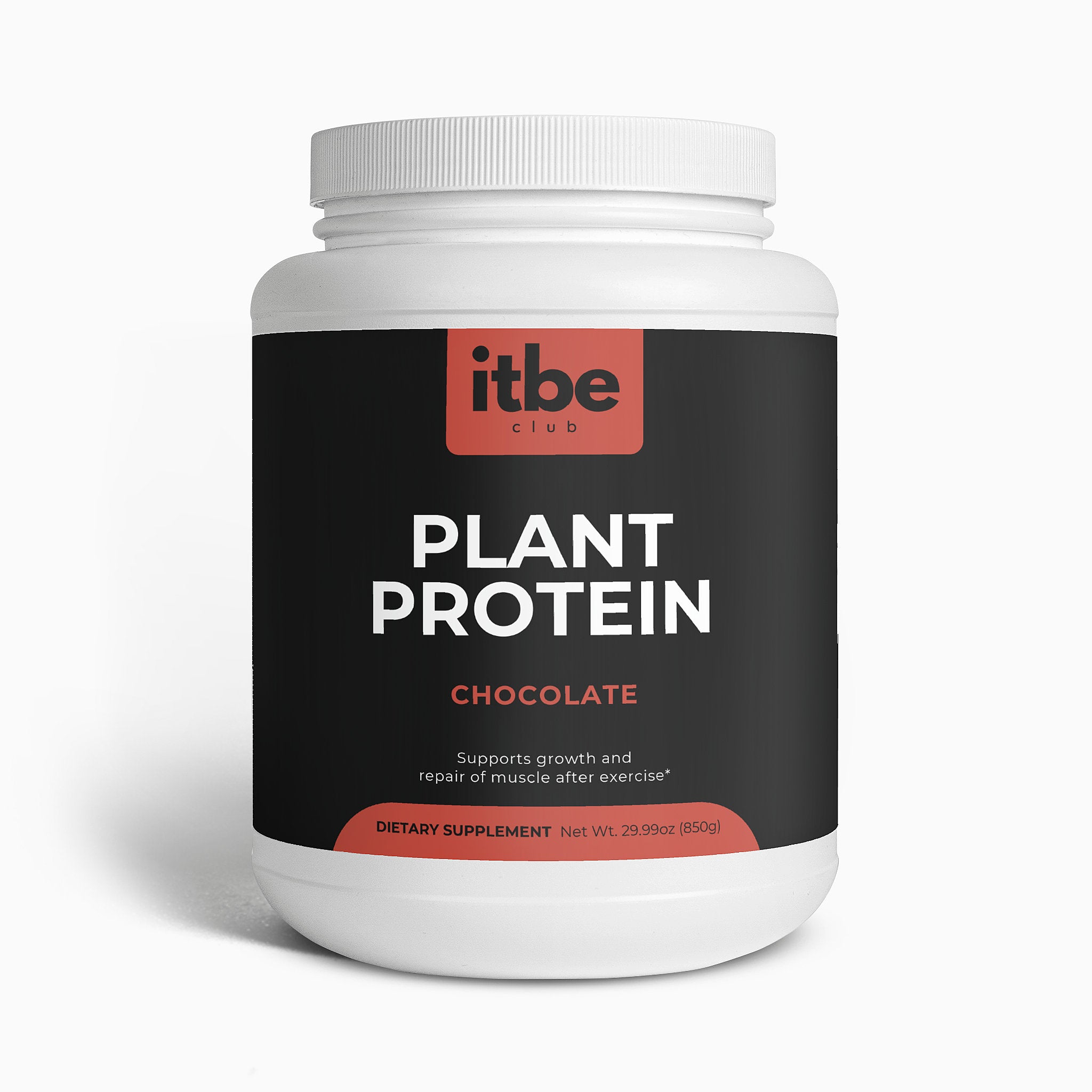 Plant Protein — Chocolate | 21 g Complete Protein from Fava Bean & Fermented Yeast + MCTs (850 g)