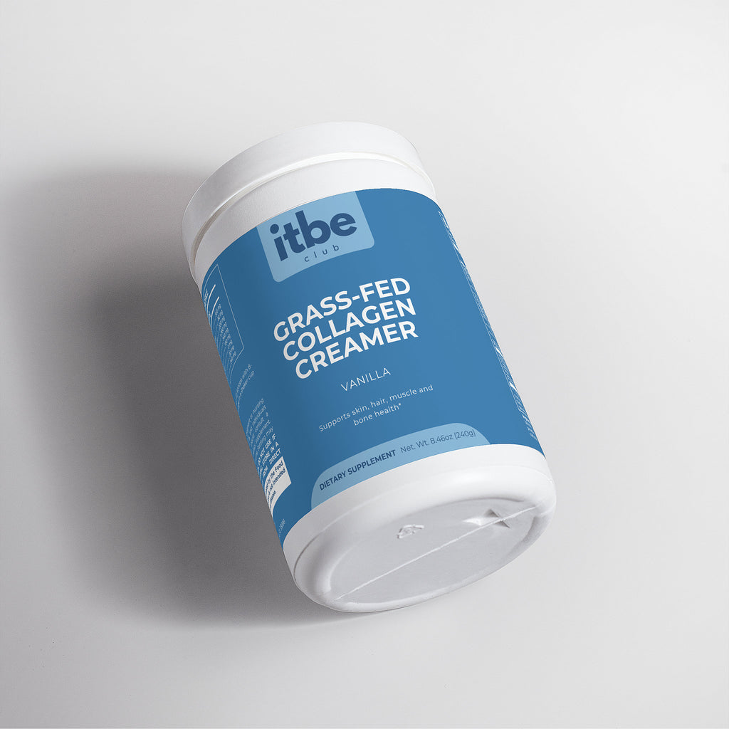 Grass-Fed Collagen Creamer — Vanilla | Types I & III Hydrolyzed Peptides + MCTs for Skin, Hair & Joint Support (240 g)