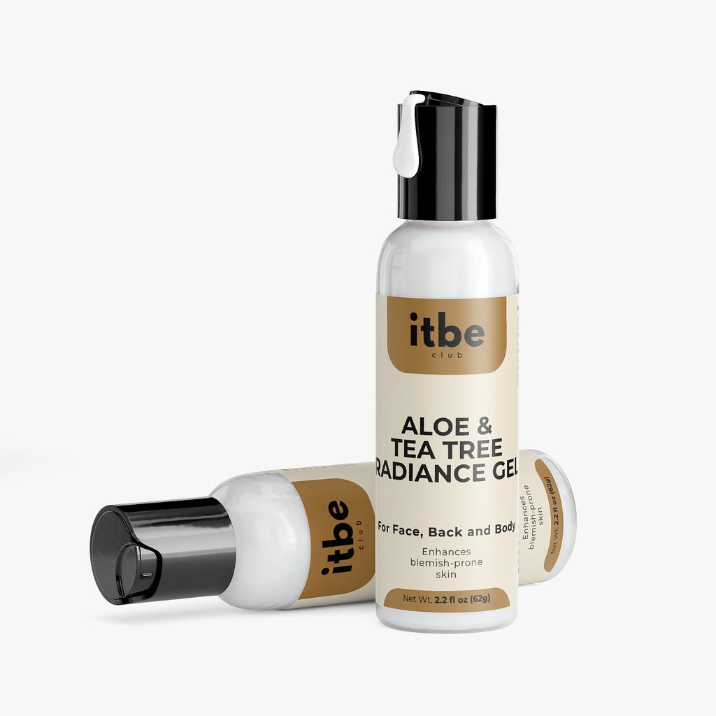 Aloe & Tea Tree Radiance Gel — Calming, Blemish-Focused Hydration with Cucumber & Black Willow Bark (2.2 fl oz)