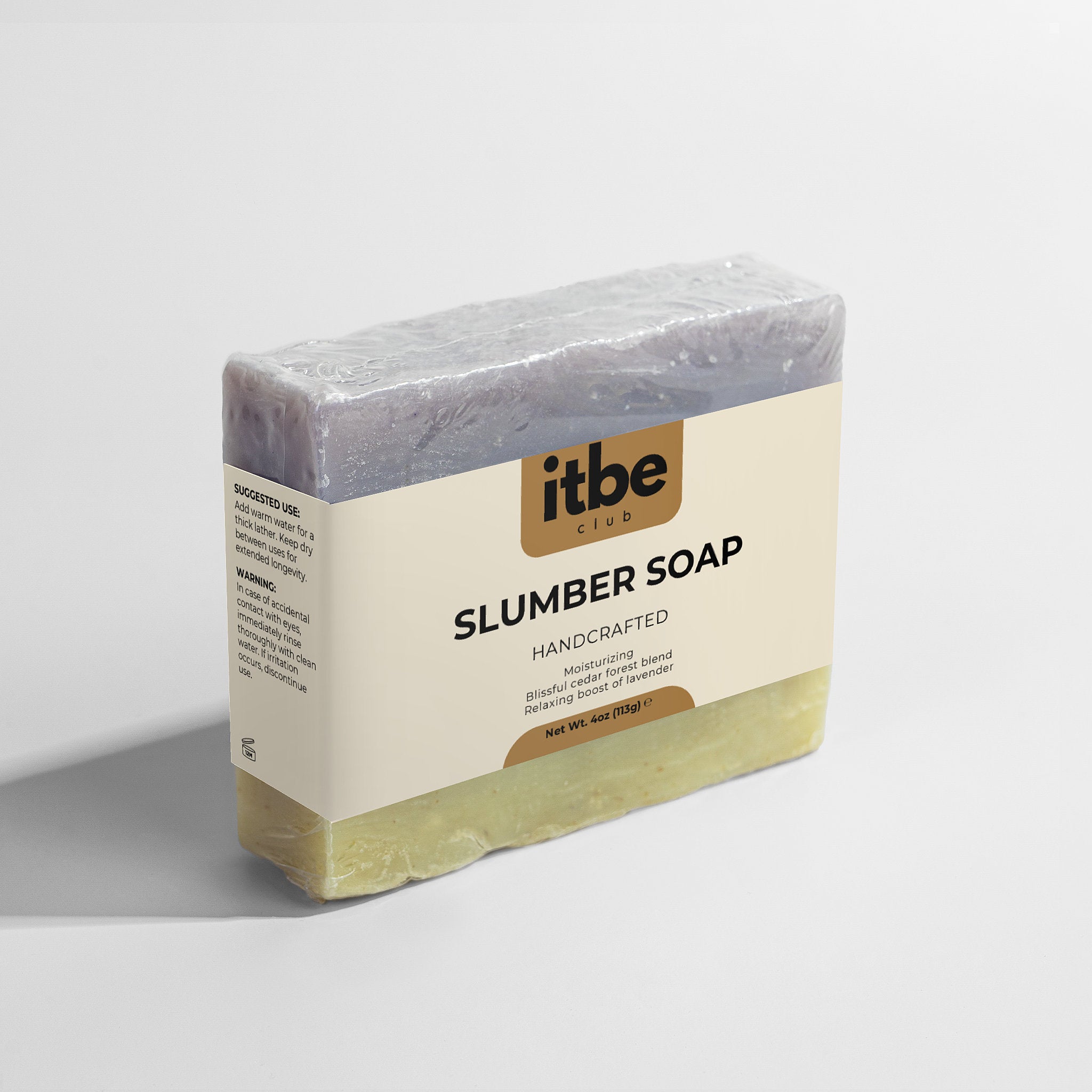 Slumber Soap — Fir Needle & Lavender | Moisturizing, Calming Cedar-Forest Aroma (4 oz)