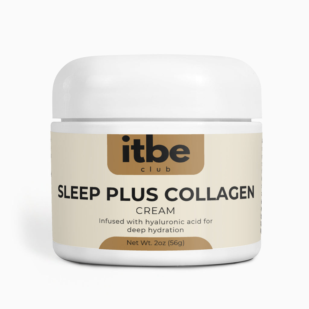 Sleep Plus Collagen Cream — Night Cream with Melatonin, Collagen & Hyaluronic Acid | Hydrating & Soothing Lavender