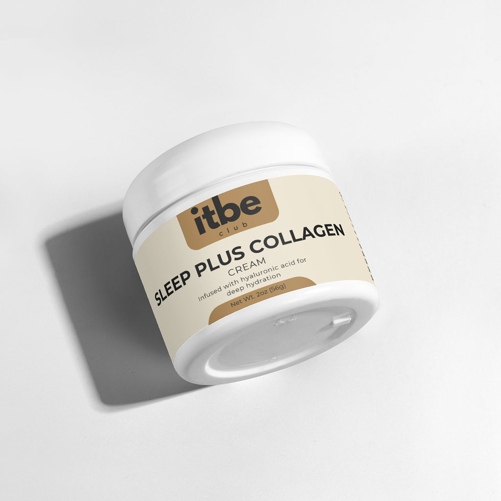 Sleep Plus Collagen Cream — Night Cream with Melatonin, Collagen & Hyaluronic Acid | Hydrating & Soothing Lavender