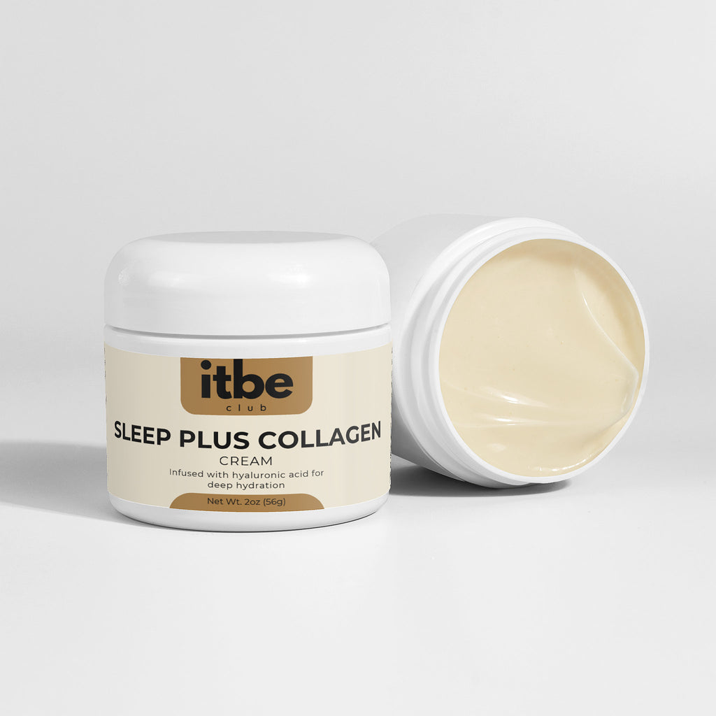 Sleep Plus Collagen Cream — Night Cream with Melatonin, Collagen & Hyaluronic Acid | Hydrating & Soothing Lavender