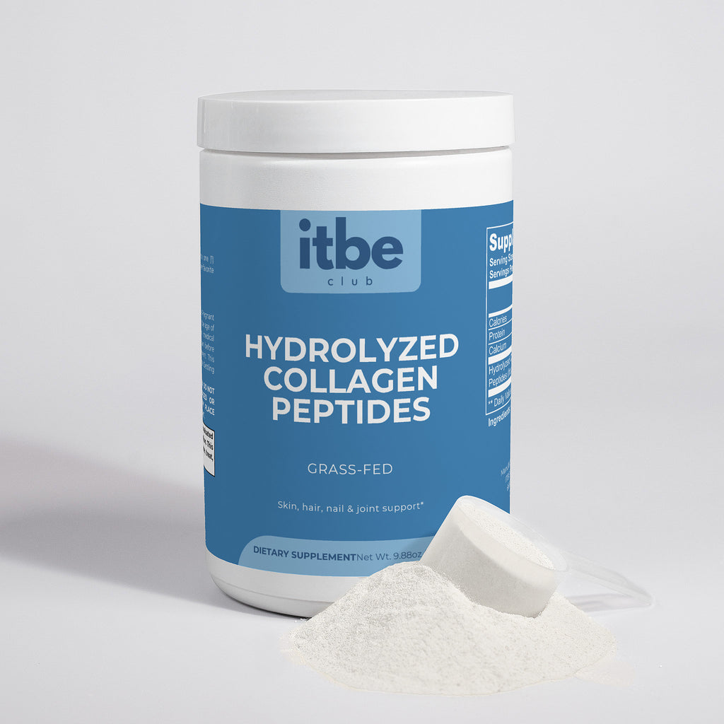 Hydrolyzed Collagen Peptides — Grass-Fed Type I & III for Skin, Hair, Nails, Joints & Bones (Unflavored, 280 g)