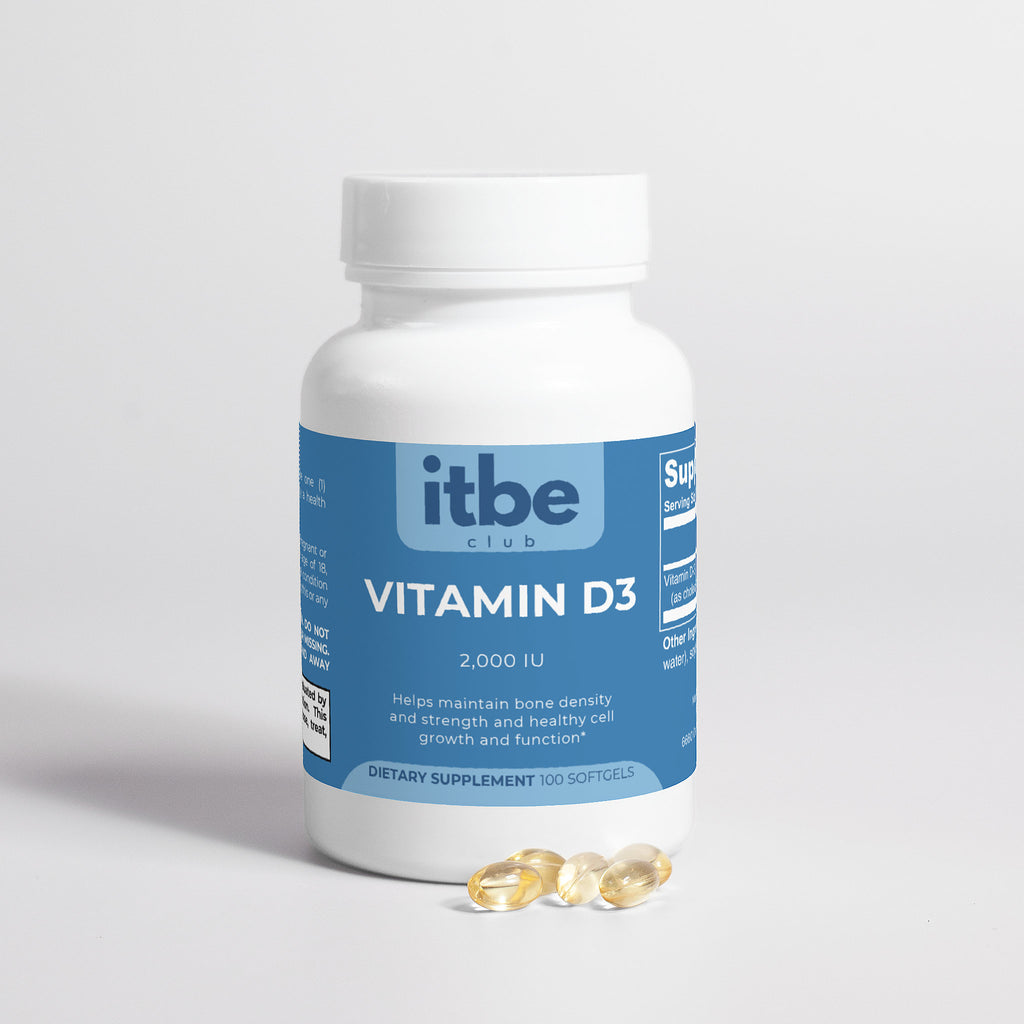 Vitamin D3 — Bone, Muscle & Immune Support (100 Softgels)