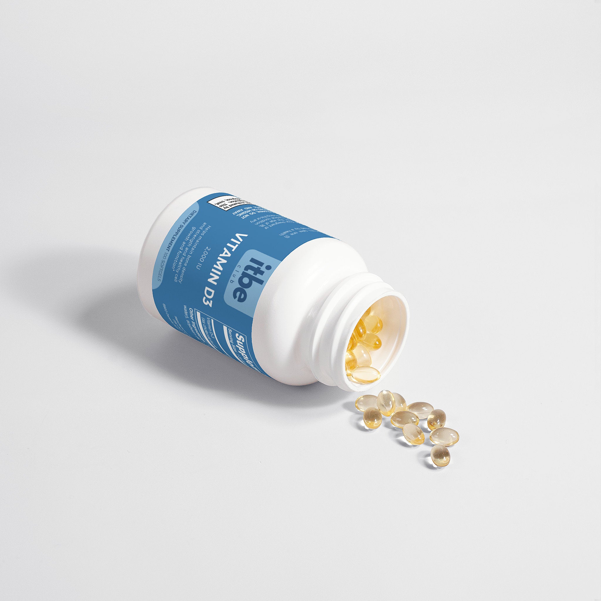 Vitamin D3 — Bone, Muscle & Immune Support (100 Softgels)