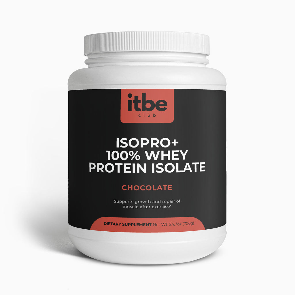 IsoPro+ 100% Whey Protein Isolate — Chocolate | Ultra-Pure Low-Lactose Protein for Lean Muscle & Fast Recovery (700 g)