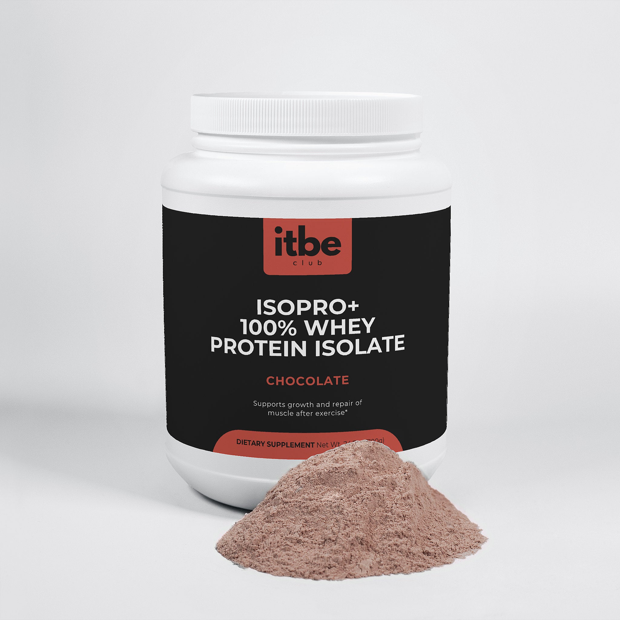 IsoPro+ 100% Whey Protein Isolate — Chocolate | Ultra-Pure Low-Lactose Protein for Lean Muscle & Fast Recovery (700 g)