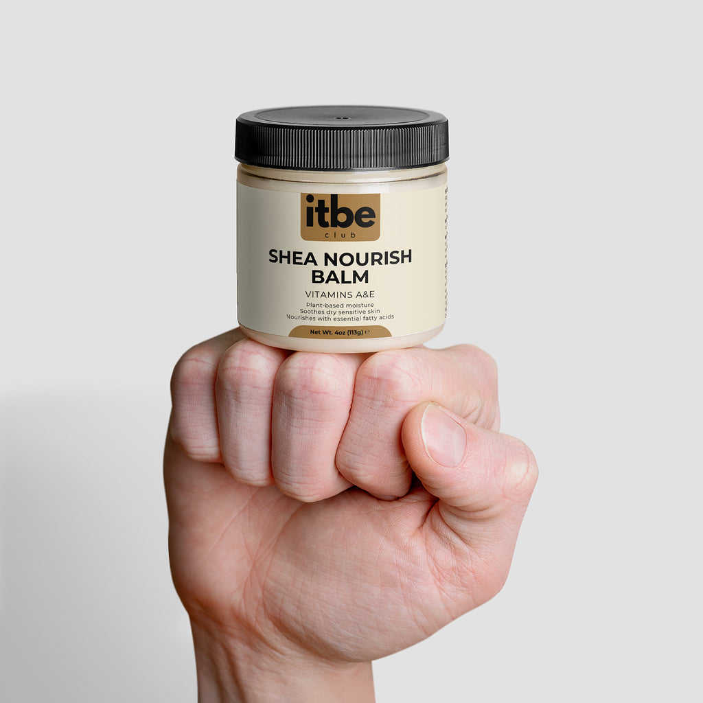 Shea Nourish Balm — Organic Raw Shea Butter | Unrefined, Vegan, Cruelty-Free Moisture for Face, Body & Hair (4 oz)