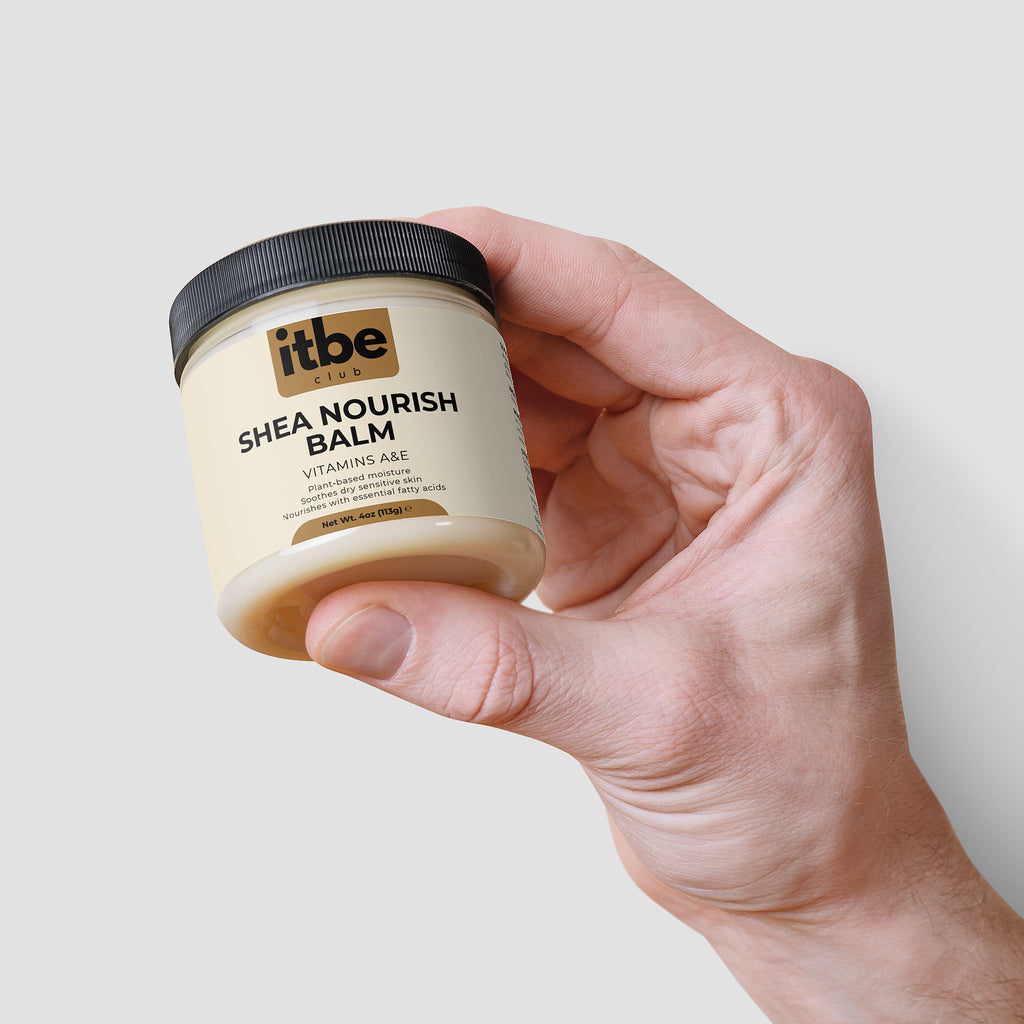 Shea Nourish Balm — Organic Raw Shea Butter | Unrefined, Vegan, Cruelty-Free Moisture for Face, Body & Hair (4 oz)