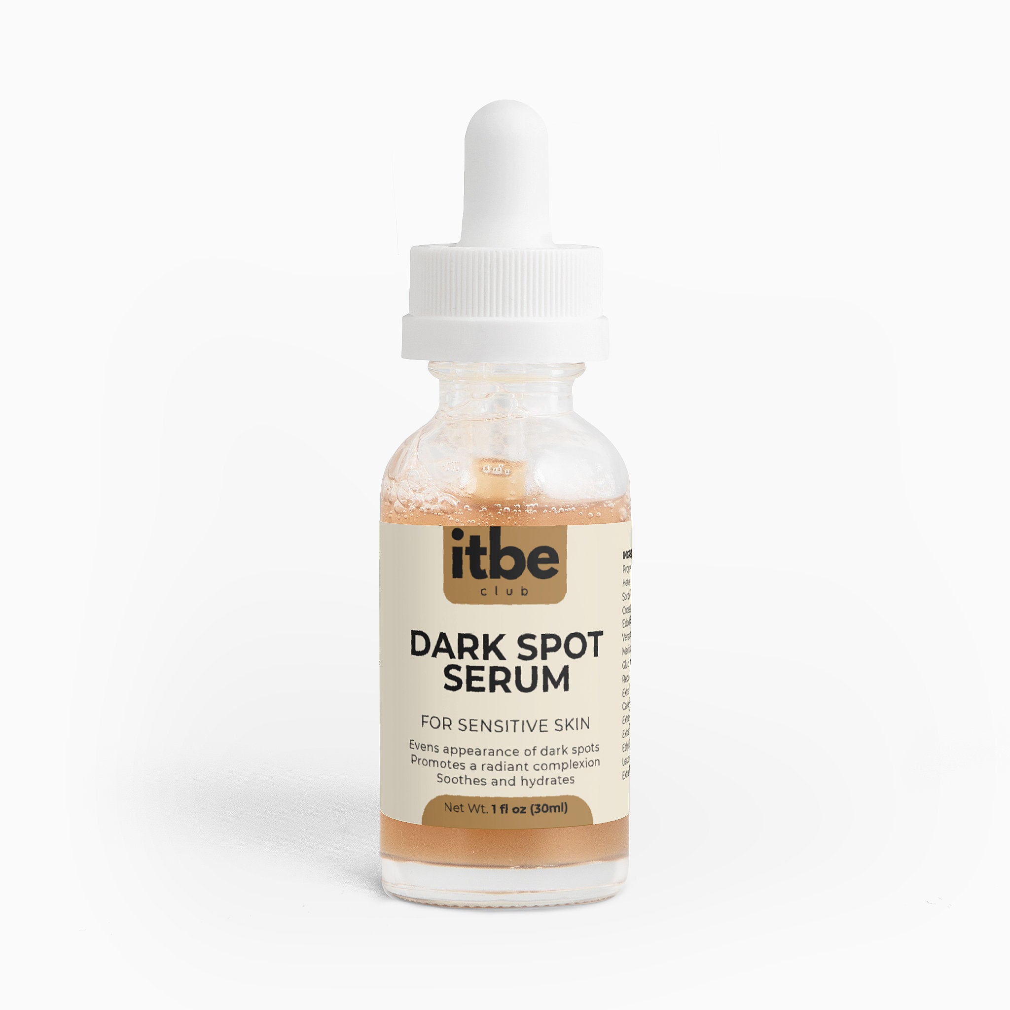 Dark Spot Serum for Sensitive Skin — Acid-Free Brightening with Mushroom Complex & Botanicals (1 fl oz)