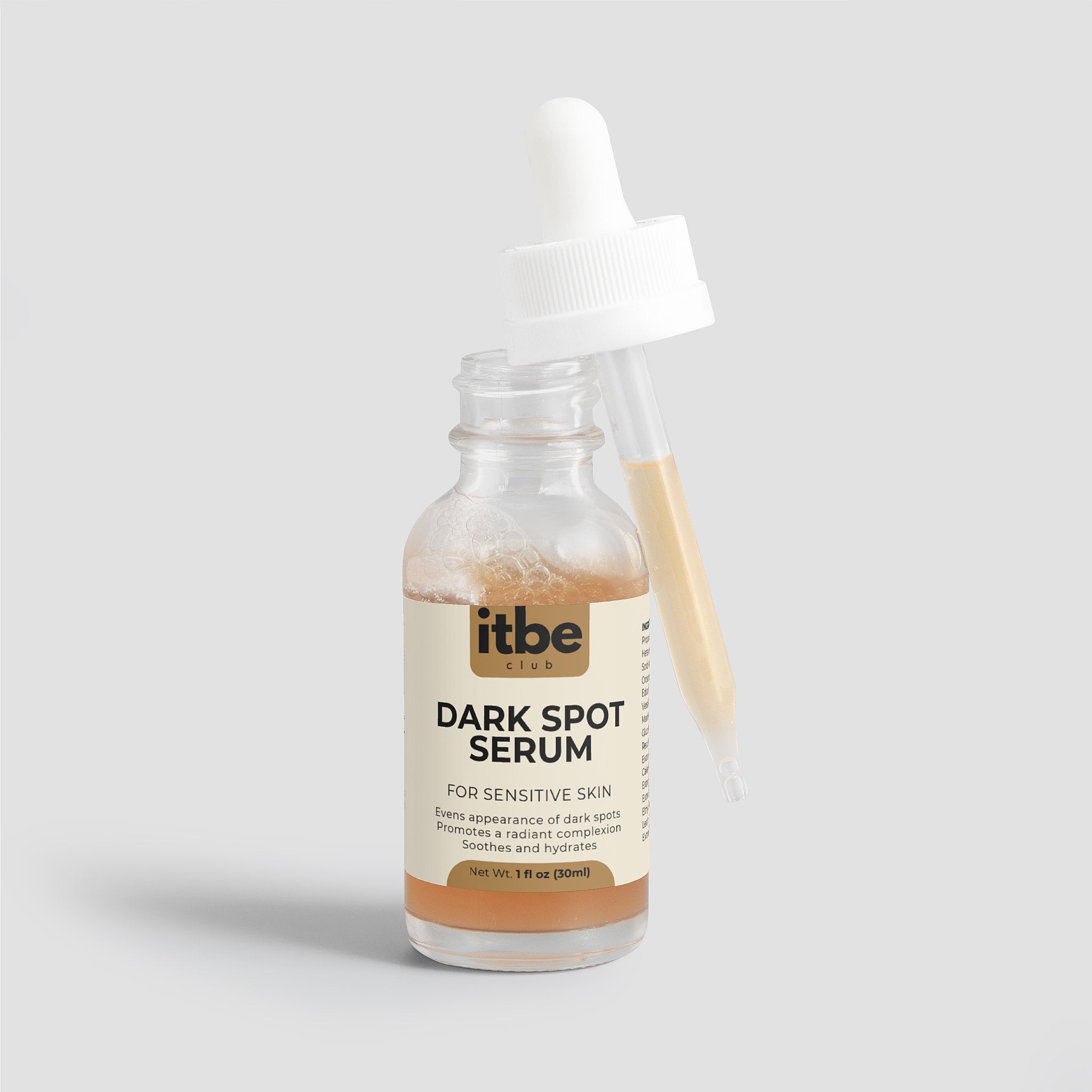 Dark Spot Serum for Sensitive Skin — Acid-Free Brightening with Mushroom Complex & Botanicals (1 fl oz)