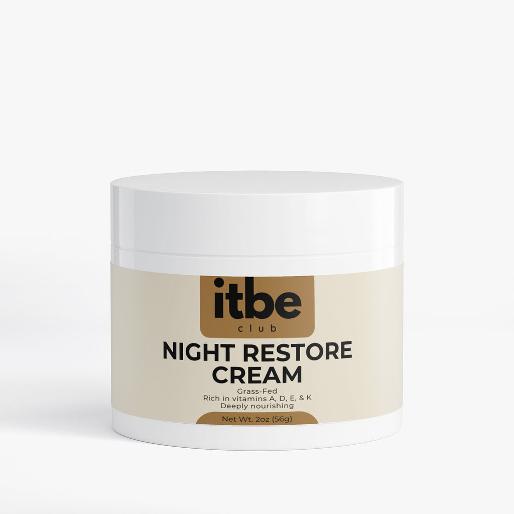 Grass-Fed Tallow Cream — Vitamins A/D/E/K, Fir Needle & Lavender | Deep Moisture for Sensitive, Dry Skin (2 oz)
