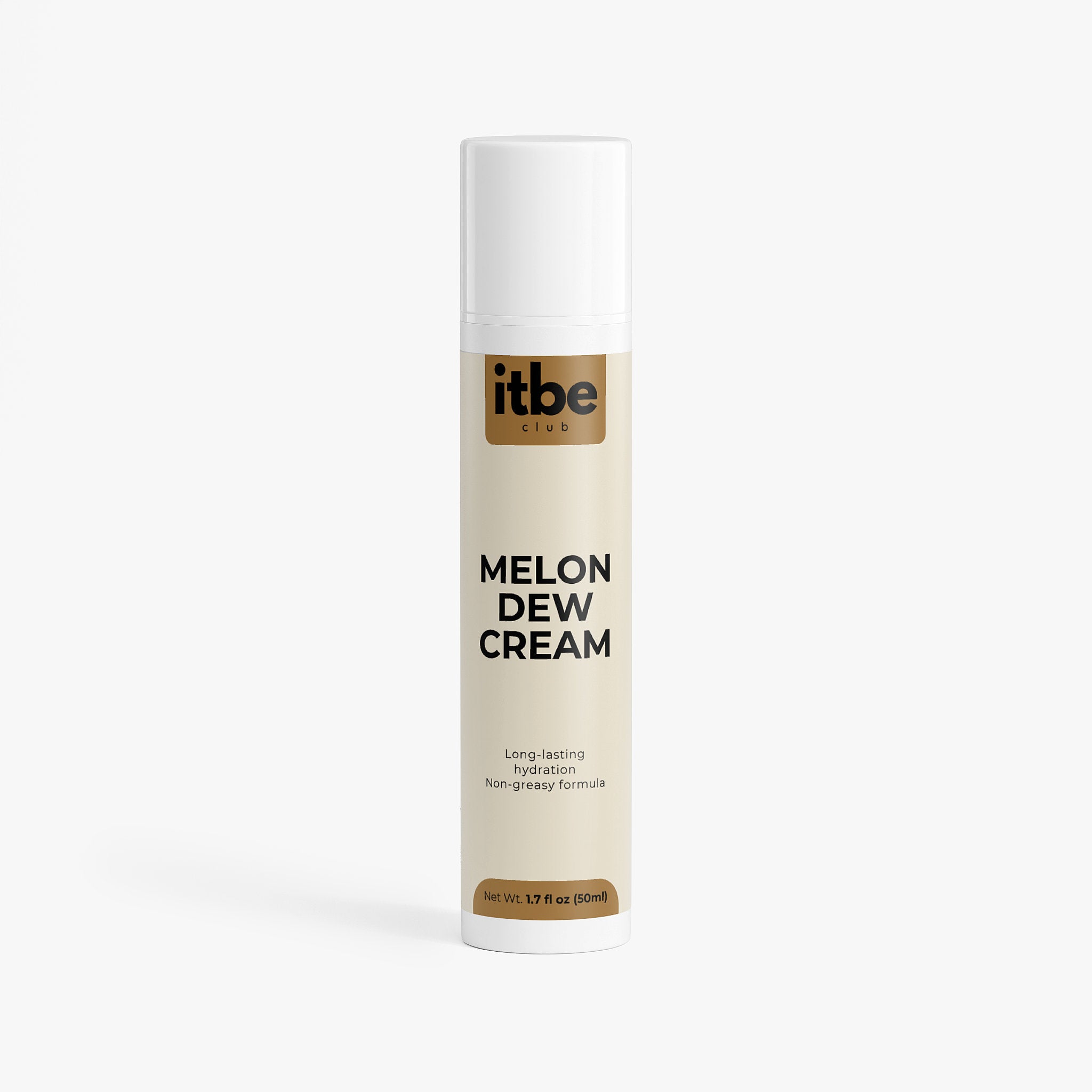 Melon Dew Cream — Watermelon Hydration Moisturizer with Niacinamide, Apple & Lentil | Lightweight, Barrier-Support (1.7 fl oz)