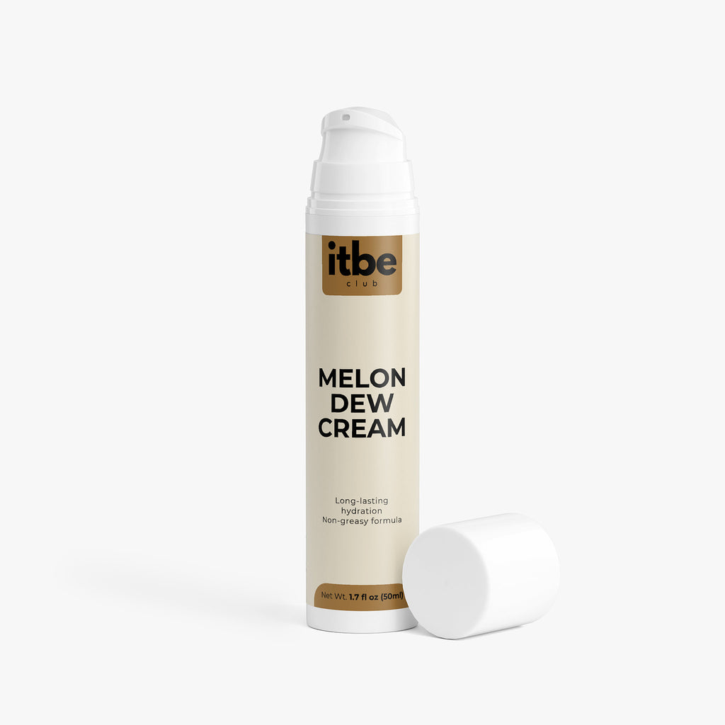 Melon Dew Cream — Watermelon Hydration Moisturizer with Niacinamide, Apple & Lentil | Lightweight, Barrier-Support (1.7 fl oz)