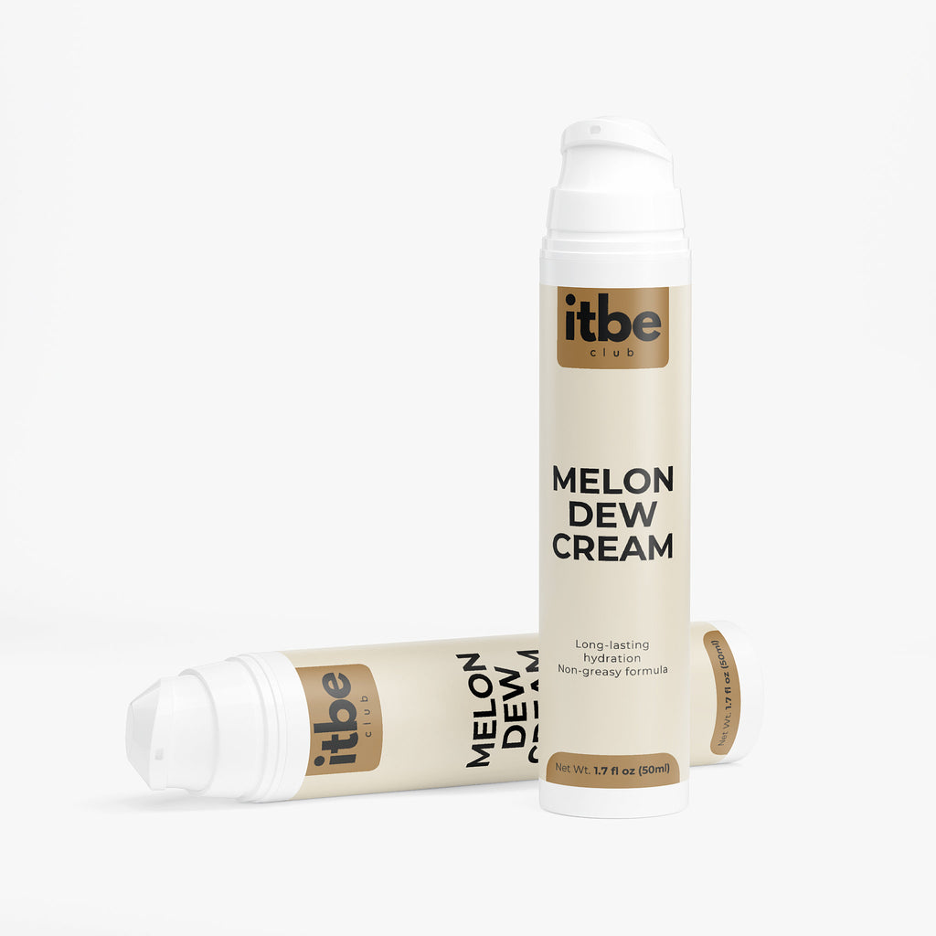 Melon Dew Cream — Watermelon Hydration Moisturizer with Niacinamide, Apple & Lentil | Lightweight, Barrier-Support (1.7 fl oz)