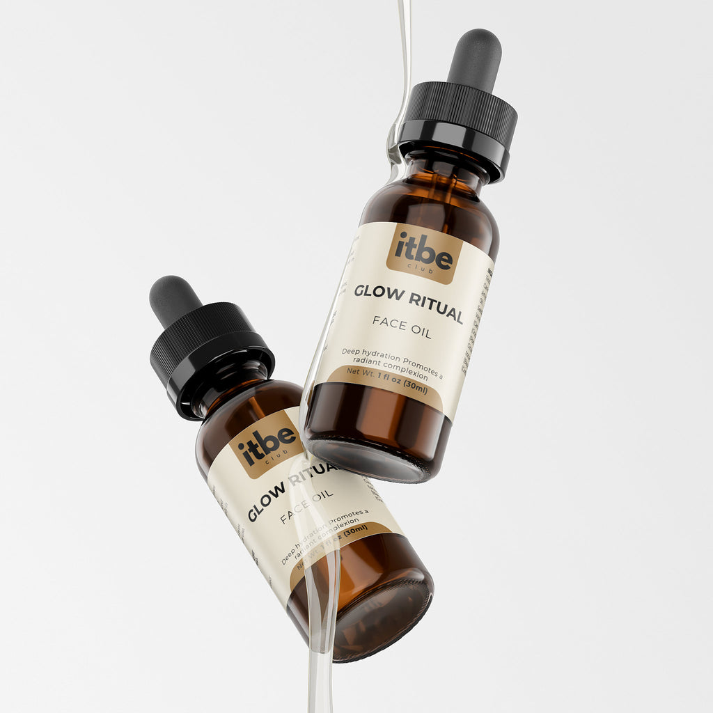 Glow Ritual Face Oil — Rosehip, Camellia & Grapeseed | Radiance, Elasticity & Gua Sha Glide (1 fl oz)