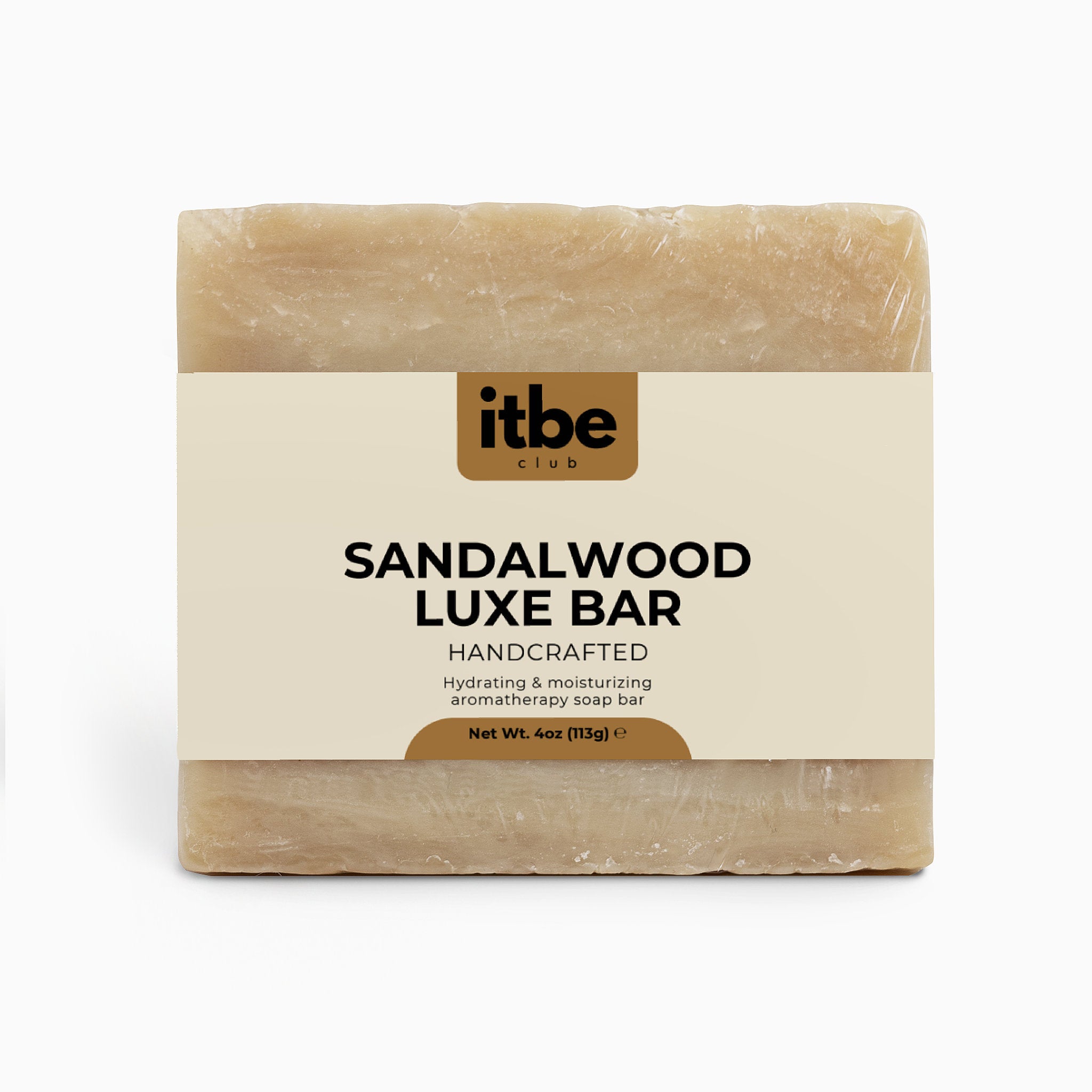 Sandalwood Luxe Bar — Rich Sandalwood Soap | Gentle, Moisturizing Cleanse for Sensitive Skin (4 oz)
