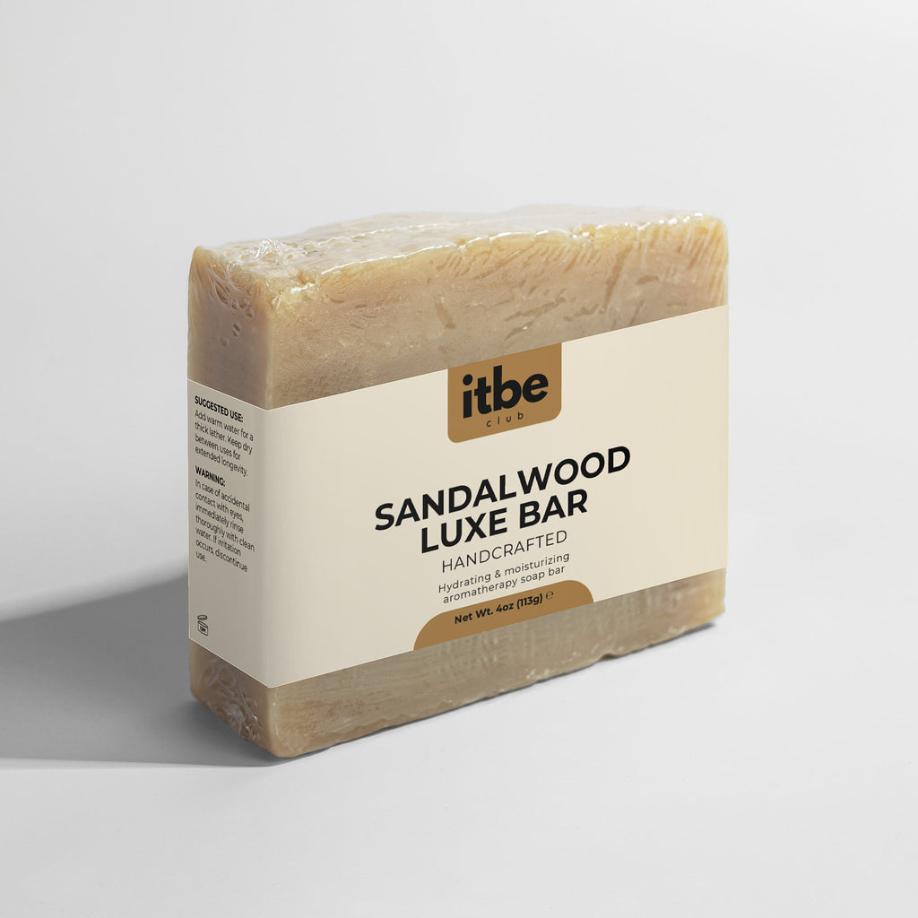 Sandalwood Luxe Bar — Rich Sandalwood Soap | Gentle, Moisturizing Cleanse for Sensitive Skin (4 oz)