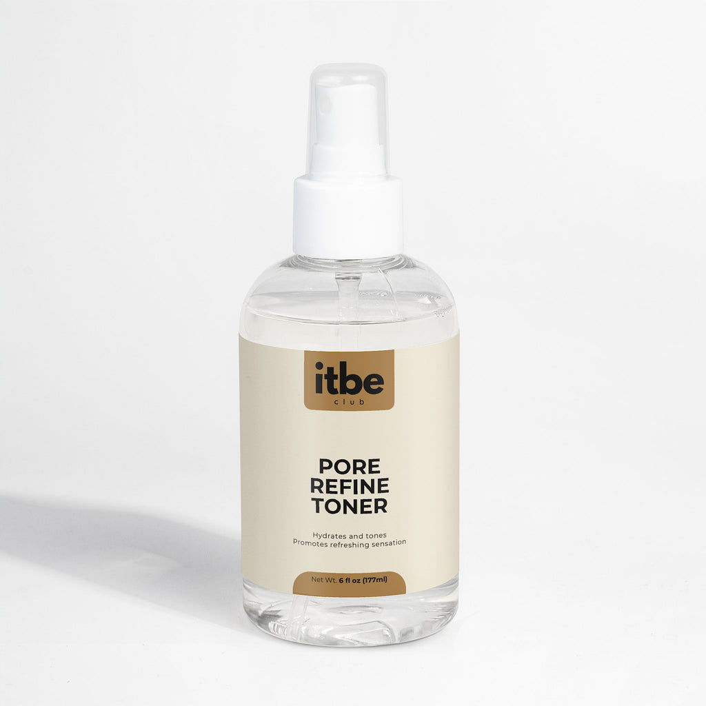Pore Refine Toner — Witch Hazel & Sodium Hyaluronate | Hydrating, Texture-Refining, Barrier-Support (6 fl oz)