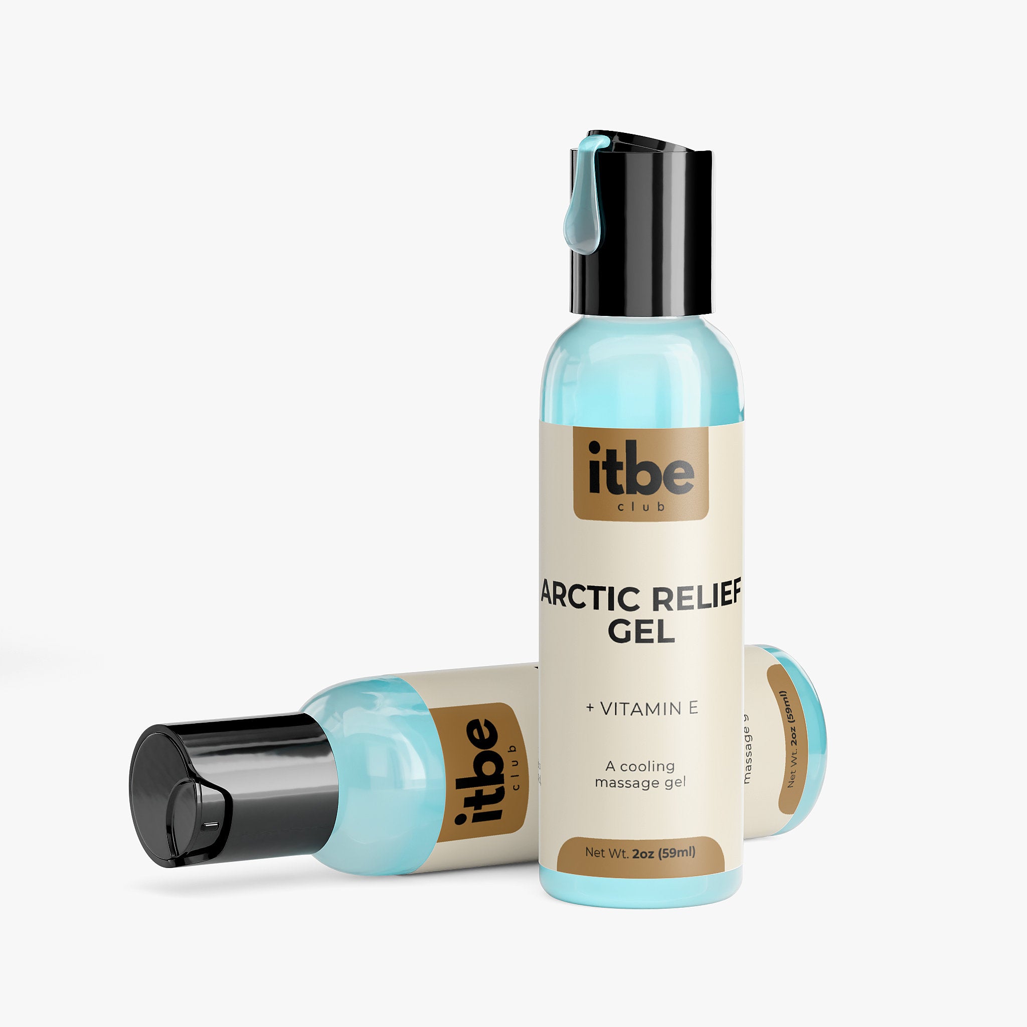 Arctic Relief Gel — Cooling Menthol, Witch Hazel & Arnica | Post-Workout Refresh & Hydrating Comfort (2 oz)