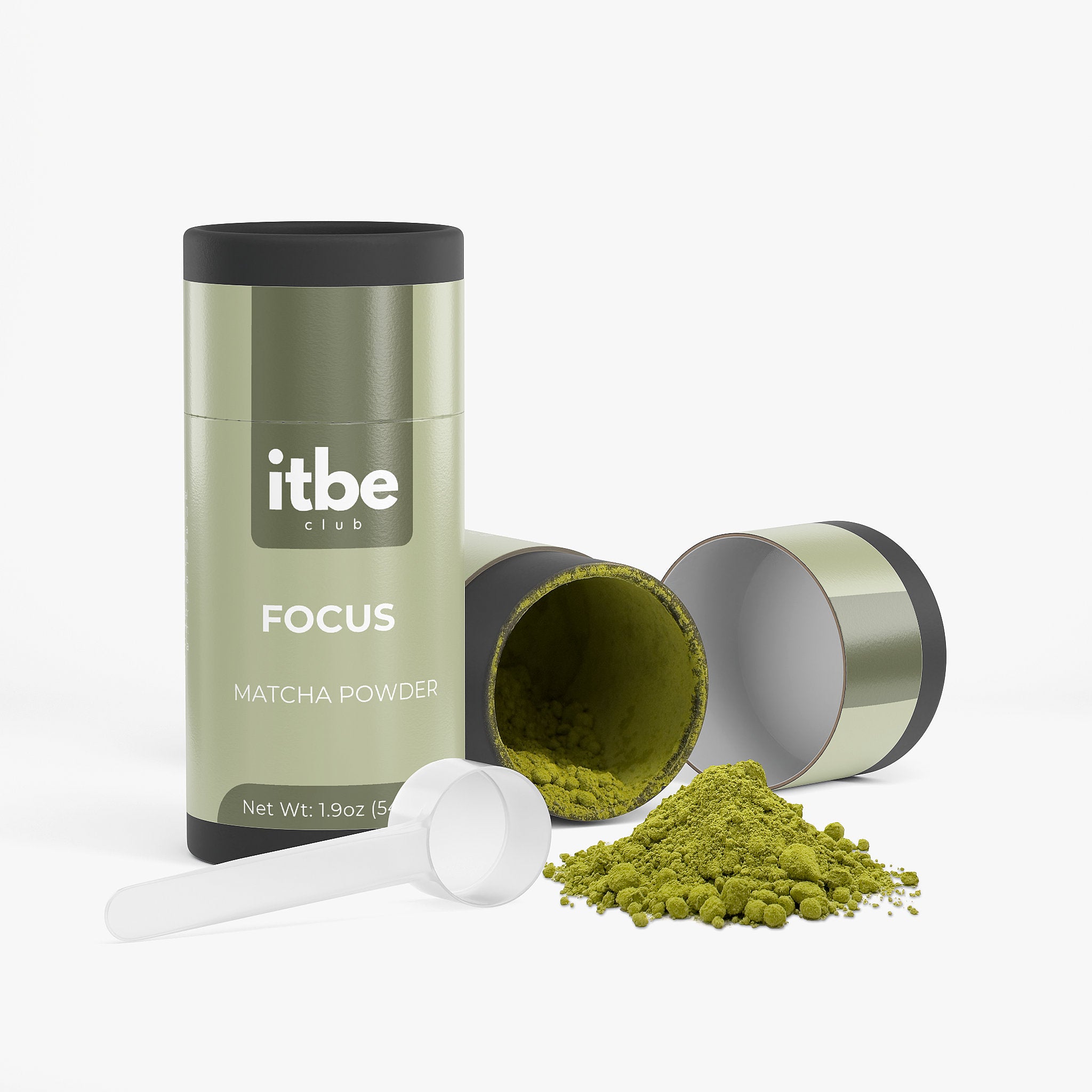 Focus Matcha Powder — Ceremonial Grade, Shade-Grown, Stone-Ground (54 g)