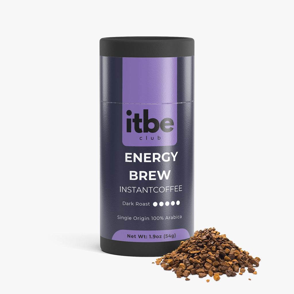 Energy Brew Instant Coffee — Dark Roast, Single-Origin Papua New Guinea (54 g)