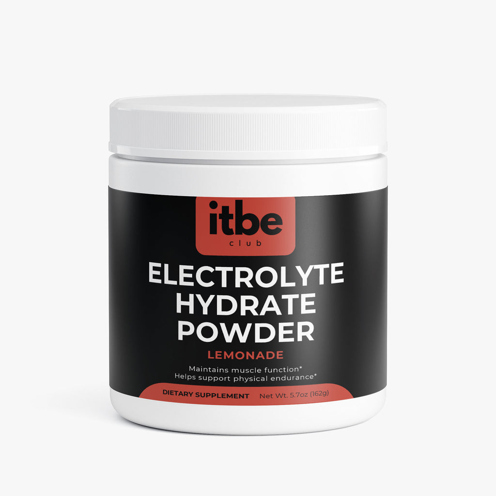 Electrolyte Hydrate Powder — Lemonade | Essential Electrolytes, B-Vitamins, Caffeine-Free (162 g)