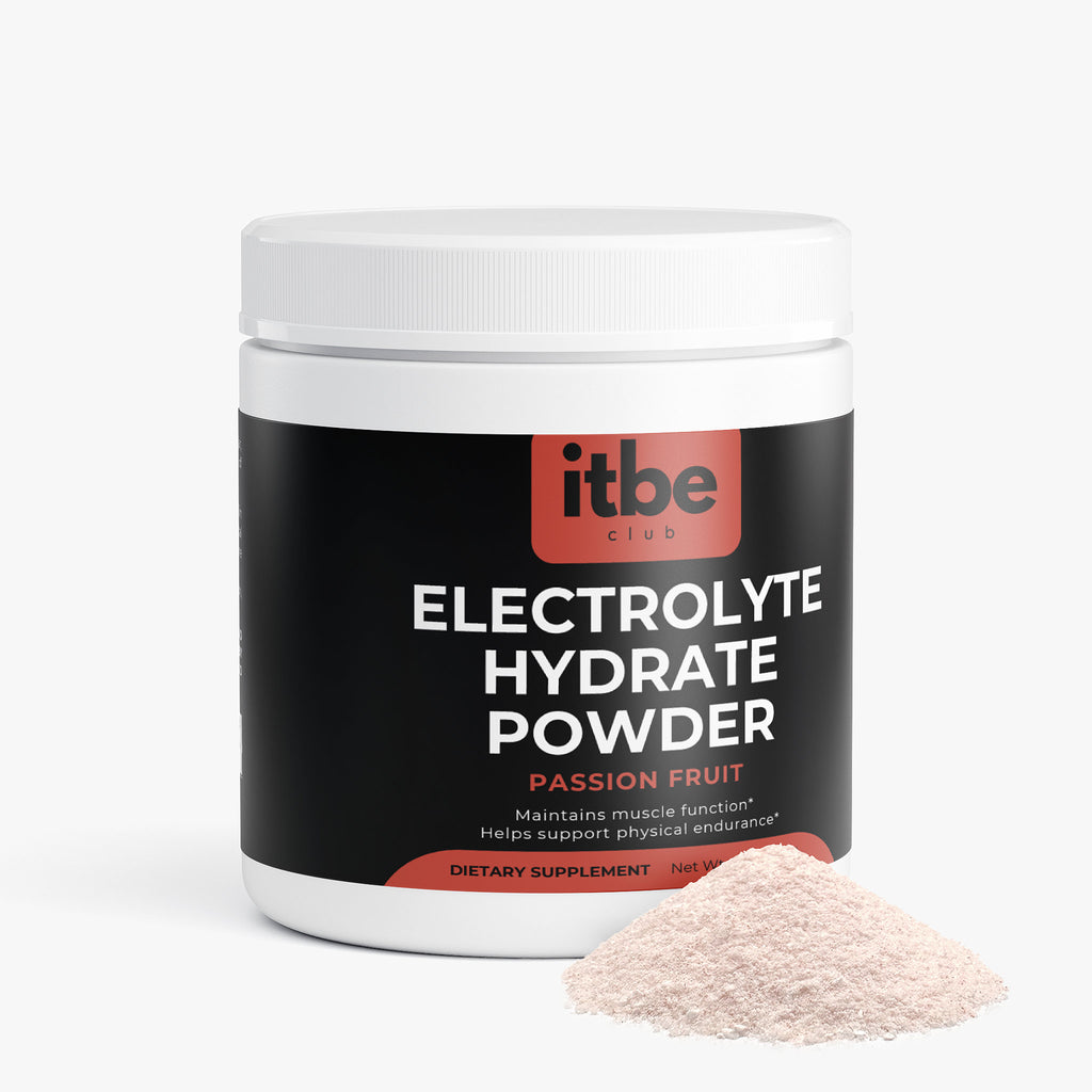 Electrolyte Hydrate Powder — Passion Fruit | Sugar-Free, Caffeine-Free Hydration with Electrolytes & B-Vitamins (162 g)