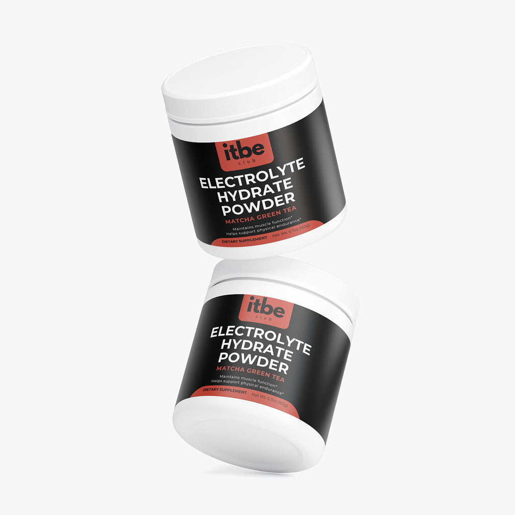 Electrolyte Hydrate Powder — Matcha Green Tea | Sugar-Free, Caffeine-Free Hydration with Electrolytes & B-Vitamins (162 g)